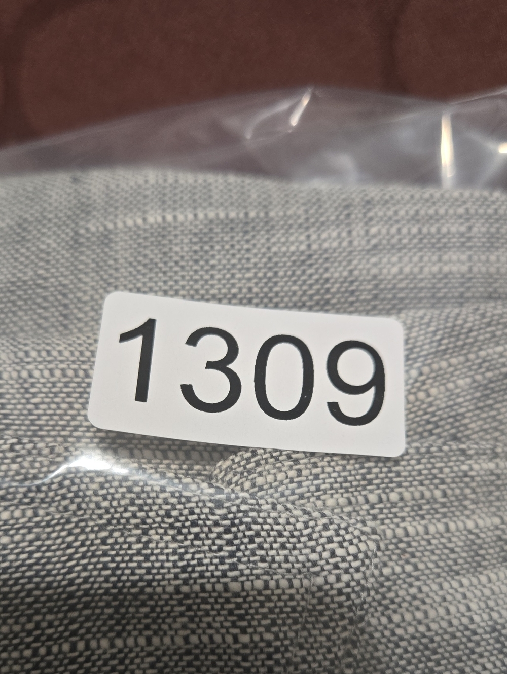 EILEEN FISHER Gray Woven Short Sleeve Cotton & Linen Boxy Layering Jacket Sz M - Picture 10 of 10
